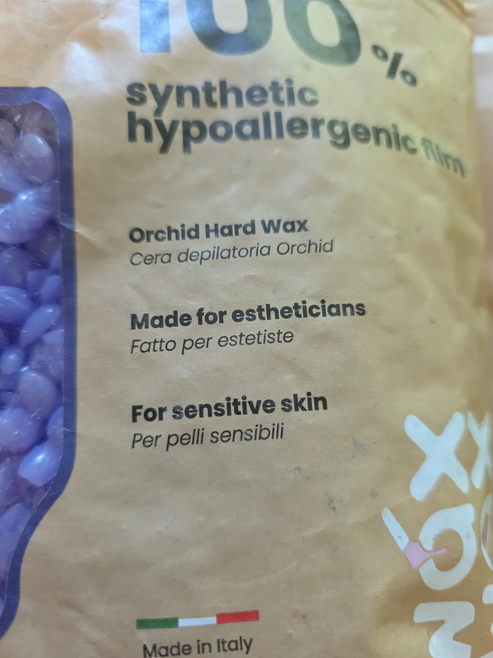 Orchid Hard Wax Beads - Purple Skin-Safe Wax